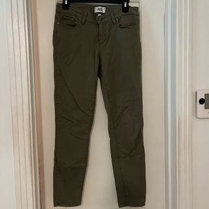 Olive green jeans